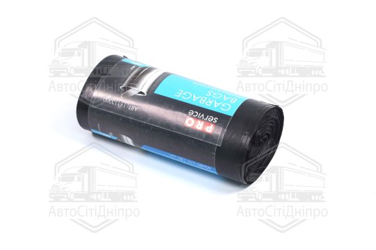 Пакети для сміття, 60*80, чорні, LD, 60л/20шт. PRO SERVICE