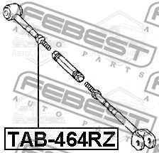 Сайлентблок важіля TOYOTA CAMRY задн. прав. (вир-во RBI)