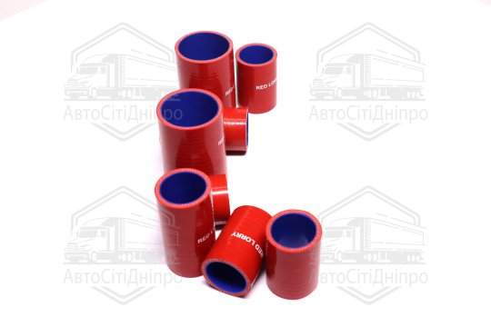 Патрубок радіатора Т 150 (СИЛІКОН червоний, к-кт 8 шт.)