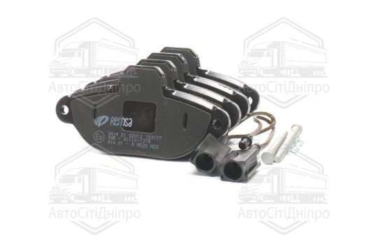 Колодка гальм. диск. FIAT 500 1.2 07-, FORD KA 1.2 08 - передн. (вир-во REMSA)