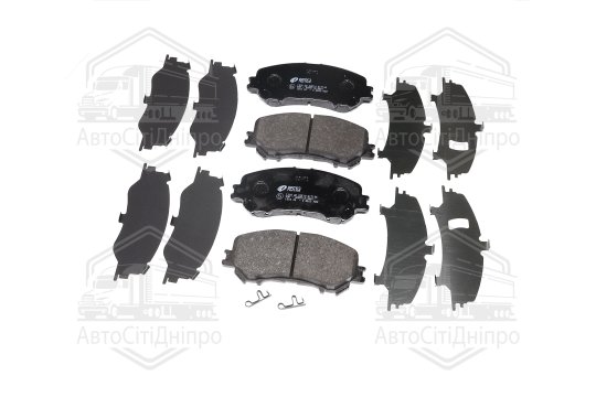 Колодка гальм. диск. Nissan, Renault передн. (вир-во REMSA)