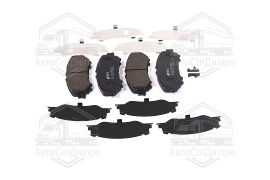 Колодка гальм. диск. Nissan, Renault передн. (вир-во REMSA)