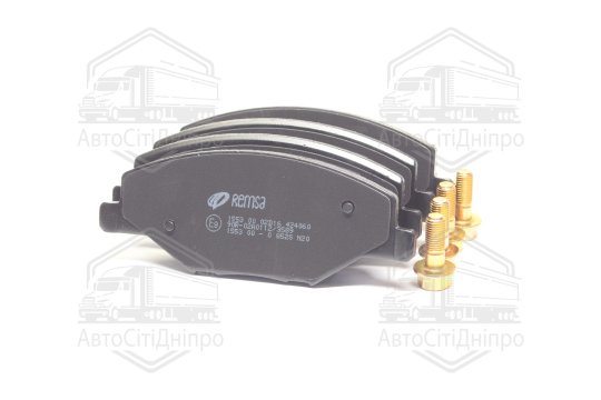 Колодка гальм. диск. SKODA FABIA 1.2-1.6 2007-2014, VW POLO 1.6 2010 - передн. (вир-во REMSA)
