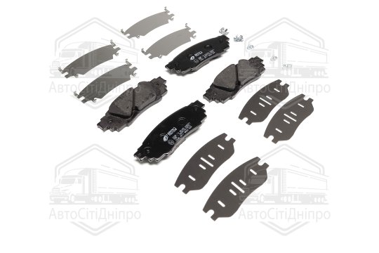 Колодка гальм. диск. LEXUS RX задн. (вир-во REMSA)