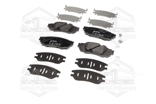 Колодка гальм. диск. LEXUS RX задн. (вир-во REMSA)