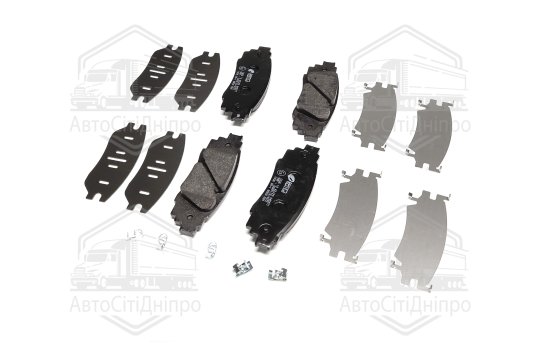 Колодка гальм. диск. LEXUS RX задн. (вир-во REMSA)