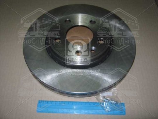 Диск гальмівний NISSAN, OPEL, RENAULT, передн., вент. (вир-во REMSA)