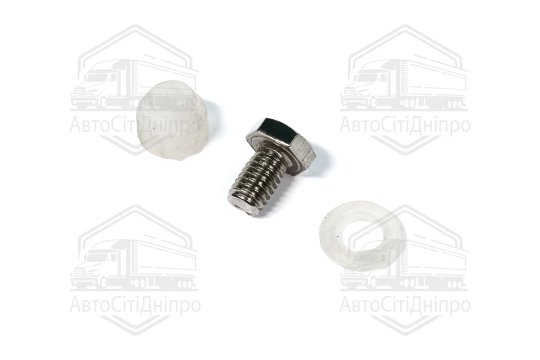 Болт М6х10 кріплення радіатора ВАЗ 2108,-09,-099 із силіконовою прокладкою (RIDER)