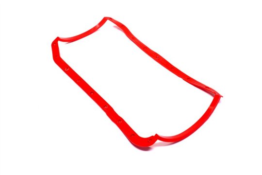 Прокладка картера оливного дв.УМЗ-4216 з шайбами ??(червон. силікон) (RIDER)