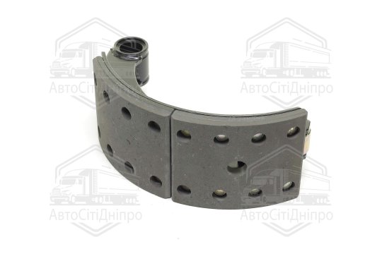 Колодка гальм. МАЗ 4370 перед. права з накл. (RIDER)