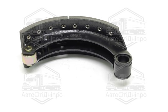 Колодка гальм. МАЗ 4370 перед. права з накл. (RIDER)