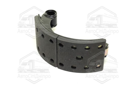 Колодка гальм. МАЗ 4370 перед. ліва з накл. (RIDER)