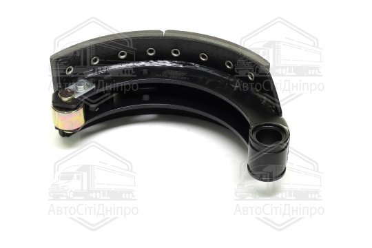 Колодка гальм. МАЗ 4370 перед. ліва з накл. (RIDER)