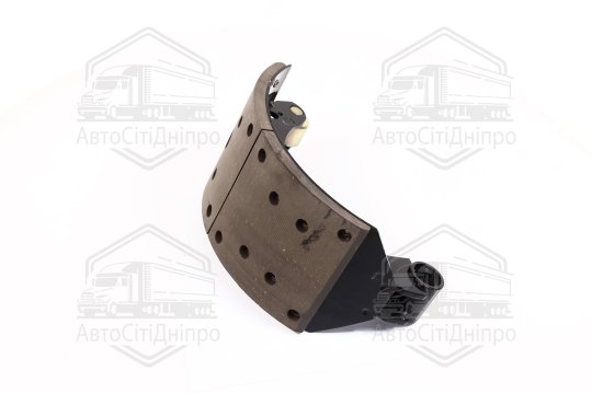 Колодка гальм. МАЗ 5440 передн. ліва з накл. у зб. (RIDER)