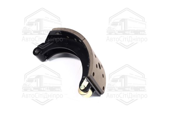 Колодка гальм. МАЗ 5440 передн. ліва з накл. у зб. (RIDER)