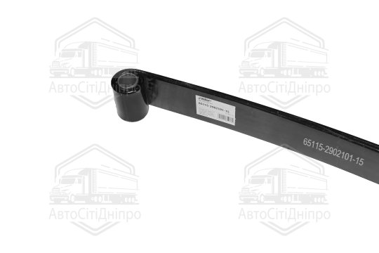 Лист ресори №1 передньої КАМАЗ 65115 3-х лист.з вухом та втулкою (RIDER)