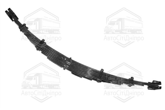 Ресора передн. ГАЗ 66, ПАЗ 9-лист. (RIDER)