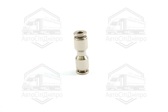 З'єднувач пневматичний цанговий прямий 4х4 сталевий (RIDER)