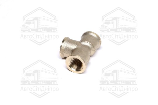З'єднувач пневматичний різьбовий Т- подібний (внутр. різьблення) M16x1,5 (латунний) (RIDER)