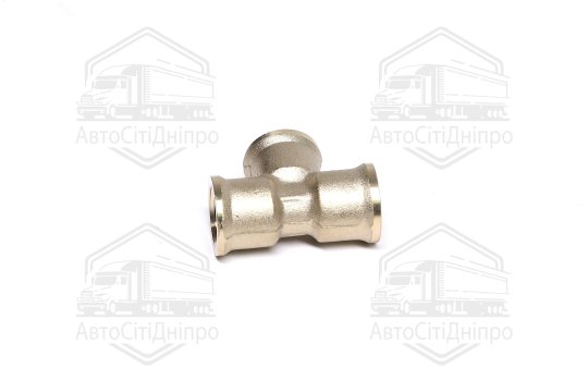 З'єднувач пневматичний різьбовий Т- подібний (внутр. різьблення) M16x1,5 (латунний) (RIDER)