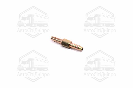 З'єднувач пневматичний зубчастий прямий 6х6 сталевий (RIDER)