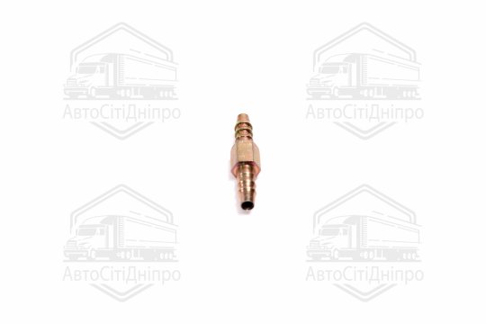 З'єднувач пневматичний зубчастий прямий 6х6 сталевий (RIDER)