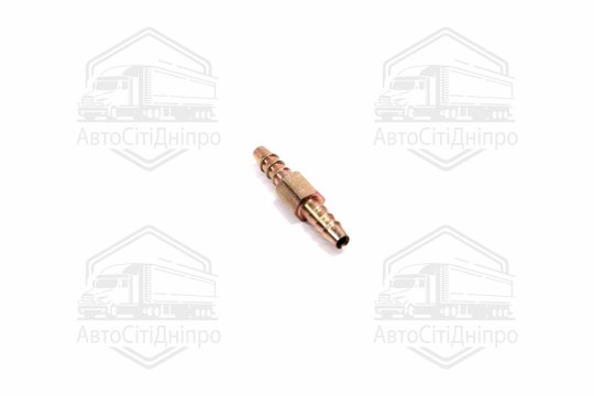 З'єднувач пневматичний зубчастий прямий 6х6 сталевий (RIDER)