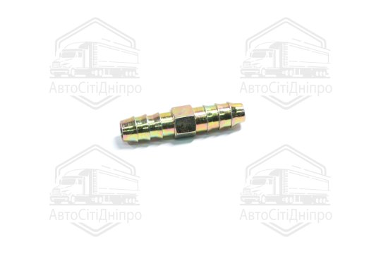 З'єднувач пневматичний зубчастий прямий 12х12 сталевий (RIDER)