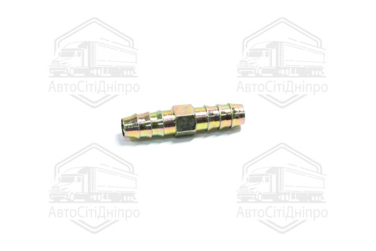 З'єднувач пневматичний зубчастий прямий 12х12 сталевий (RIDER)