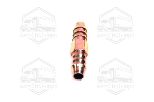 З'єднувач пневматичний зубчастий прямий 14х14 сталевий (RIDER)