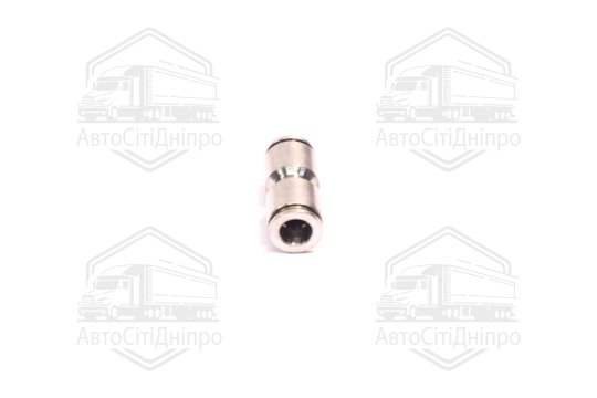 З'єднувач пневматичний цанговий прямий 8х8 сталевий (RIDER)