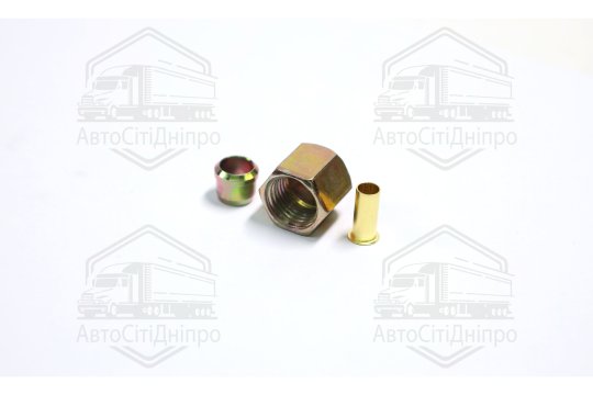Р/к трубки гальмівної (Dвнут.=8мм, М14х1,5)(1гайка,1втулка,1шайба)(RIDER)