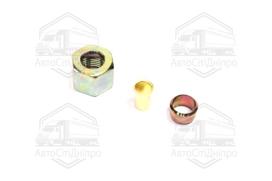 Ремкомплект з'єднувача трубки (Dвнут.=12мм, М18х1,5)(1гайка,1втулка,1шайба)(RIDER)