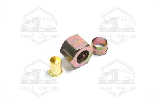 Р/к трубки гальмівної (Dвнут.=14мм, М20х1,5)(1гайка,1втулка,1шайба)(RIDER)