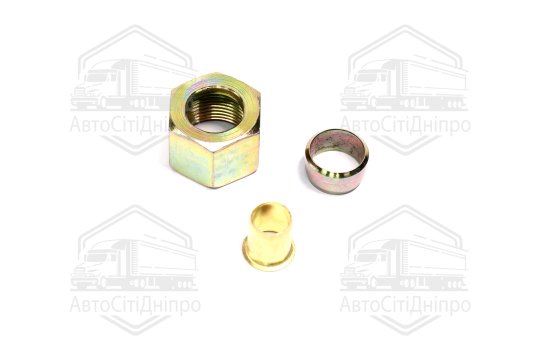 Р/к трубки гальмівної (Dвнут.=15мм, М22х1,5)(1гайка,1втулка,1шайба)(RIDER)