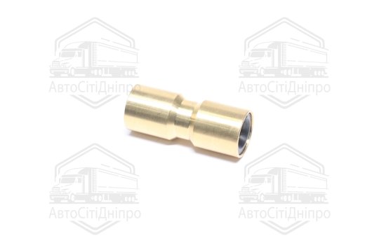 З'єднувач пневматичний цанговий прямий 10х10 (латунний) (RIDER)