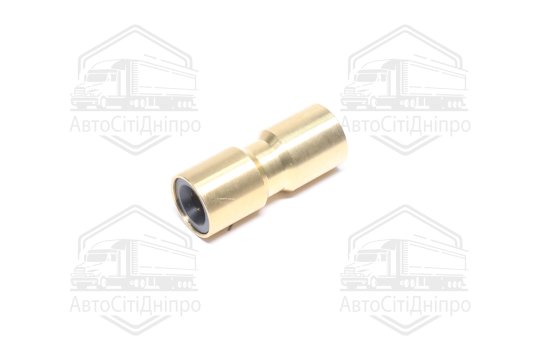 З'єднувач пневматичний цанговий прямий 10х10 (латунний) (RIDER)