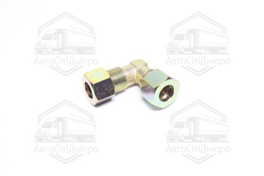 З'єднувач пневматичний L- подібний різьбовий (Dвнут.=15мм, М22х1,5) сталевий (RIDER)