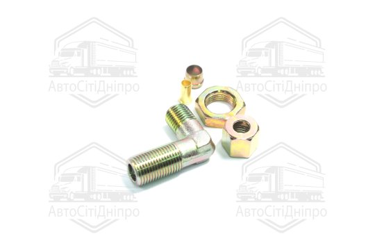 З'єднувач пневматичний L- подібний різьбовий (Dвнут.=8мм, М16х1,5) сталевий (RIDER)