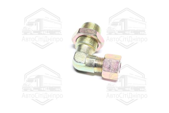 З'єднувач пневматичний різьбовий L- подібний (Dвнут.=10мм, М22х1,5) (RIDER)