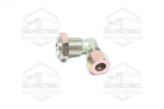 З'єднувач пневматичний L- подібний різьбовий (Dвнут.=12мм, М22х1,5) сталевий (RIDER)