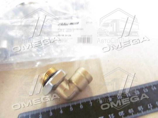 З'єднувач пневматичний цанговий L- подібний M22x1.5/12 (RIDER)