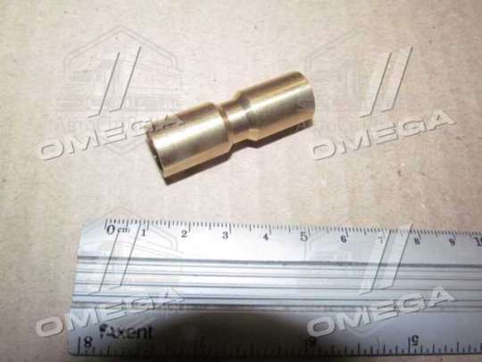 З'єднувач пневматичний цанговий прямий 6х6 (латунний) (RIDER)