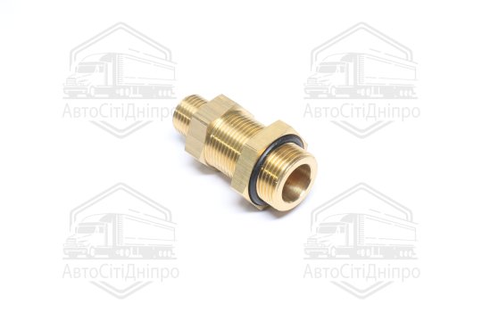 Фітинг пневматичний адаптер прямий F16/М16хМ22х1.5 (латунний) (RIDER)