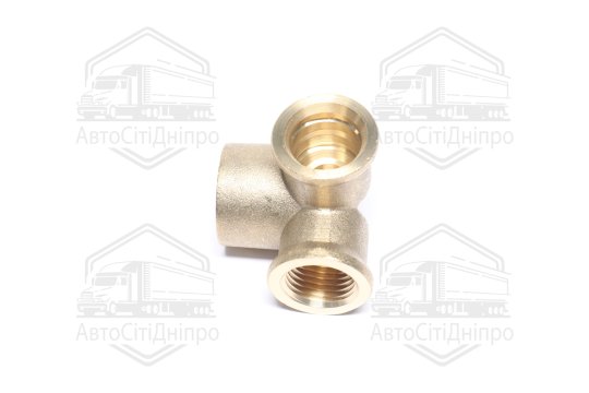 З'єднувач пневматичний Т- подібний з швидкороз`ємним з`єднанням зверху та праворуч P5/М16х1.6 (RIDER