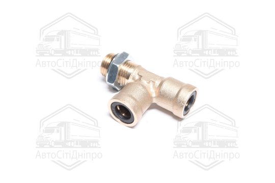 З'єднувач пневматичний Т- подібний вертикальний M16x1,5-10/10 (RIDER)