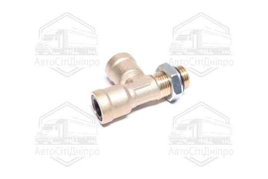 З'єднувач пневматичний Т- подібний вертикальний M16x1,5-10/10 (RIDER)