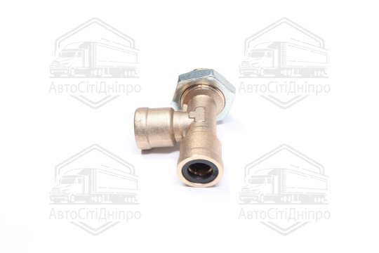 З'єднувач пневматичний цанговий Т-подібний (зовнішнє різблення) M22x1,5-10/10 (RIDER)