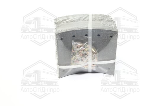 Накладка торм.CERAMIC (компл. на вісь) станд. 180x220x17.5/10.5 BPW, KASSBOHRER, SAF (RIDER)