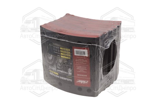 Накладка гальм. (компл. на вісь) 419х178 (Відп.6,35мм) 1-й рем. ROR TA, FRUEHAUF (RIDER)